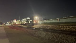 Trinity Railway Express: TRWX 1002 Departs Richland Hills