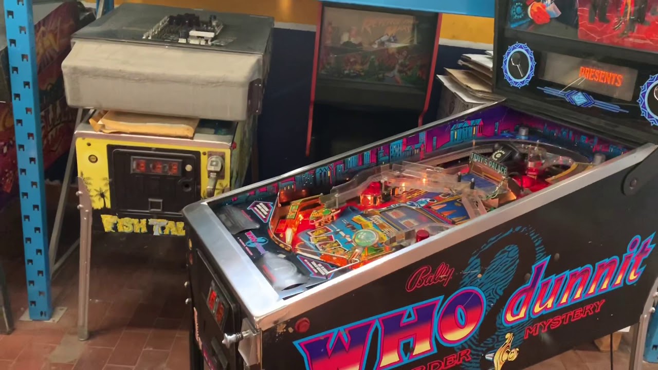 Pinball Bally Who Dunnit 1995 Sale On EBay YouTube