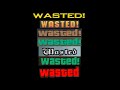 Wasted screens from every GTA (2020)