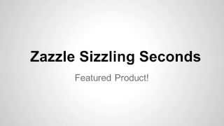Zazzle Sizzling Seconds Greeting Card Kiss