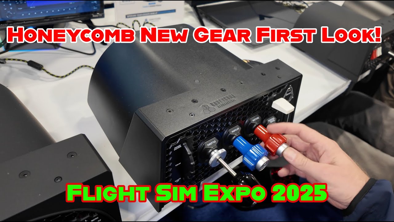 Honeycomb Gear | First Look | Alpha | Bravo | Charlie | Sierra | Echo | Light | Flight Sim Expo 2025