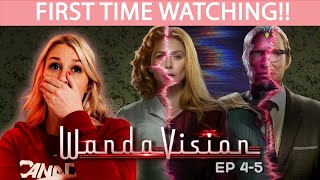 WANDAVISION EP 4-5 | FIRST TIME WATCHING | MARVEL REACTION