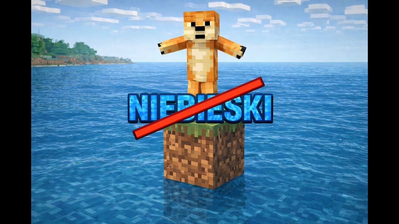 Minecraft ale nie mogę dotykać koloru Niebieskiego 🟦