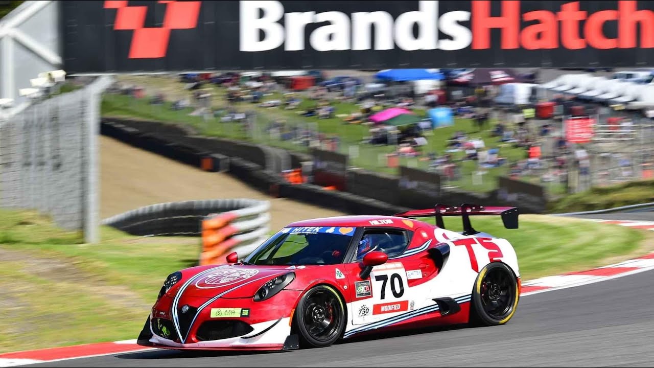 Alfa Romeo 4c Race Car - Brands Hatch Festival Italia 2023 - YouTube