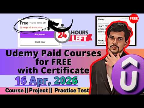30+ Paid Udemy Courses FREE with Certificate 2026