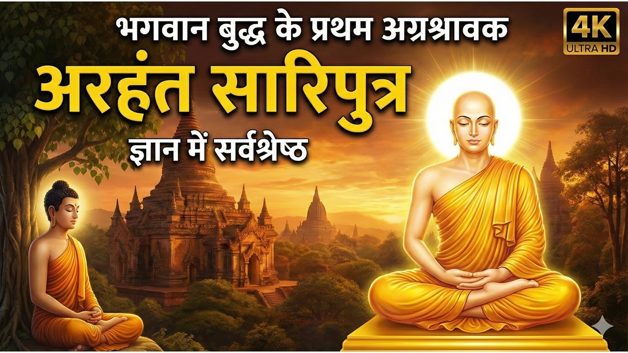 भगवान बुद्ध के प्रथम अग्रश्रावक अरहंत सारिपुत्र के जीवन और उनकी आध्यात्मिक यात्रा ! अनसुनी बातें।