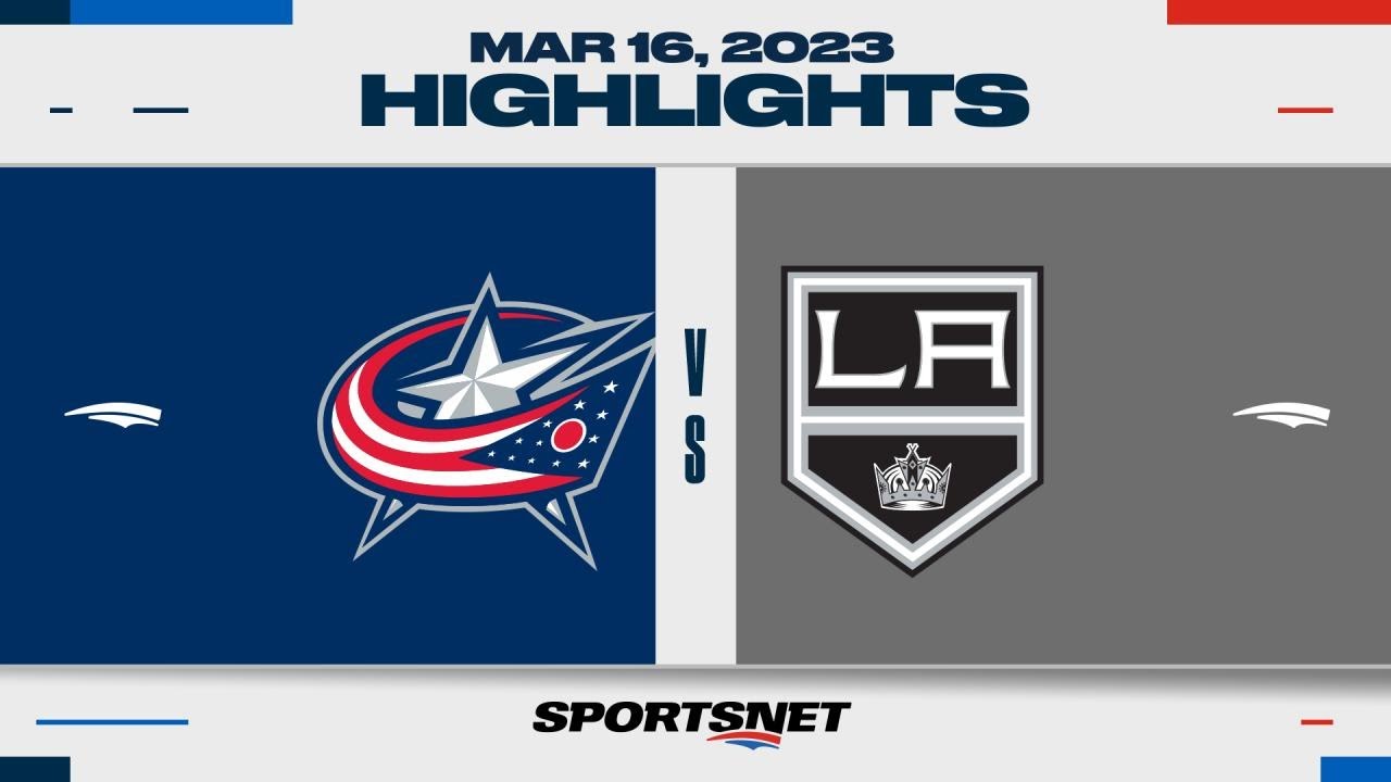 NHL Highlights | Blue Jackets vs. Kings - March 16, 2023
