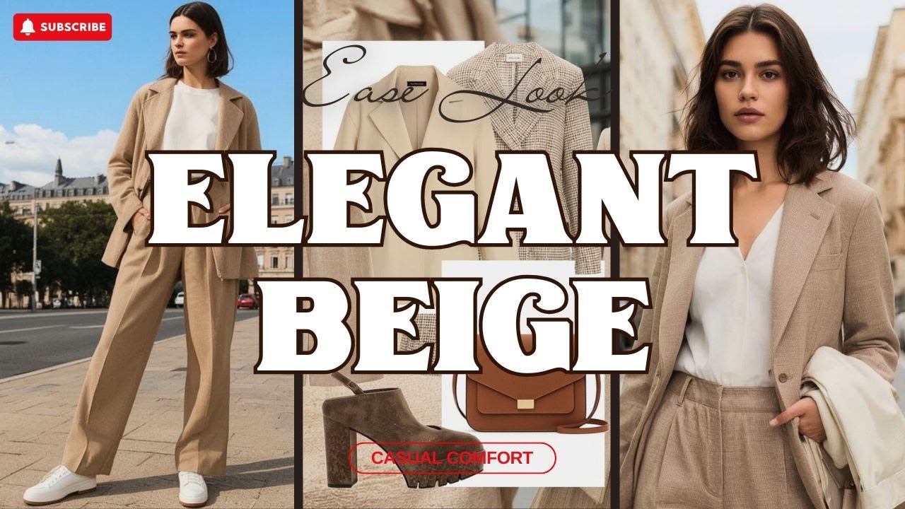 Beige Chic & Unique 🤍 | Elegant Beige Style & Neutral Work Outfit Ideas 2025