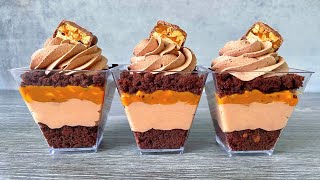 Snickers Dessert Cups - No Bake Dessert. Very Easy and Yummy!