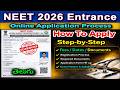 NEET 2026 Online Application Process Telugu | How to Apply for NEET 2026 Step-by-Step Full Guide