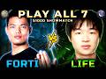 $1000 SHOWMATCH | FORTI vs LIFE | PLAY ALL 7 | PAPARAZZI CUP 1