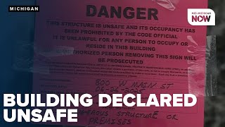 Building in Owosso declared unsafe, businesses temporarily relocate