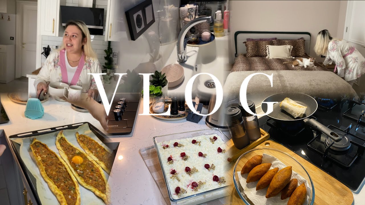 BÜTÜN GÜN EVDE KOŞTUR KOŞTUR! TEMİZLİK, PİDE, GÜLLAÇ VE BİTMEYEN TELAŞ 😅