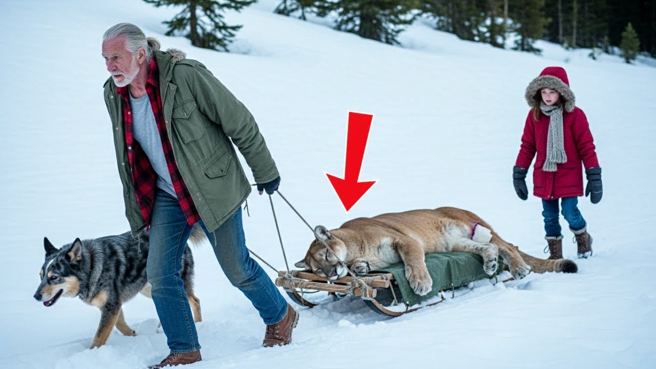 Пожилой ветеран дотащил умирающую пуму домой — финал душераздирающий.