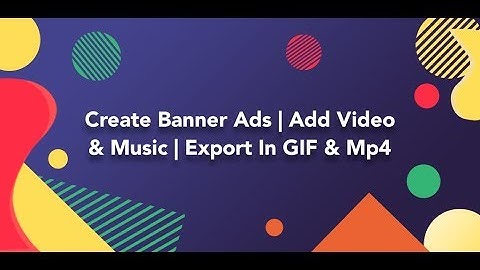 GIF Banner Maker, Video Ad Templates