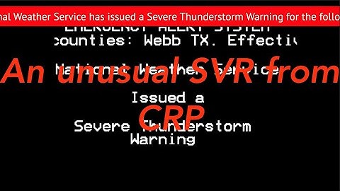 EAS Reenactment Mock: an unusual SVR from CRP - 05/10/2012