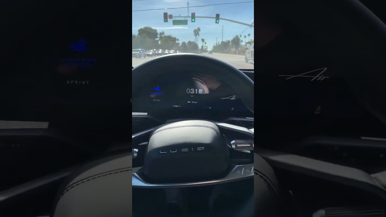 Lucid Air acceleration