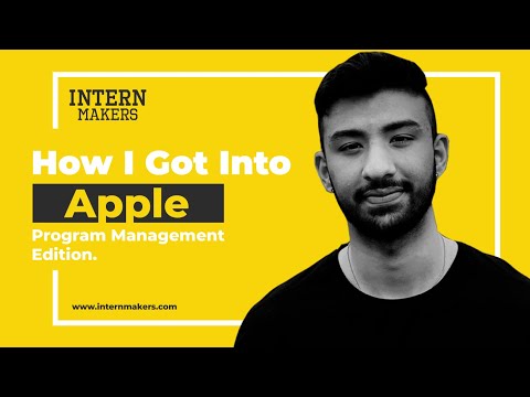 How I Got Into Apple Program Management Edition TIPS and betting on yourself