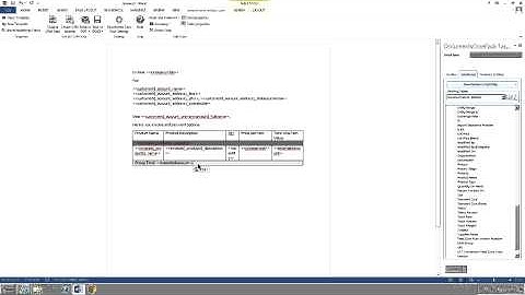 Easy and fast document generation based on MS CRM data