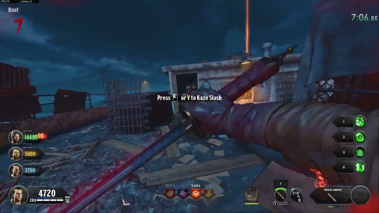 [BO4 Zombies] 4P BOTD EE Speedrun |  