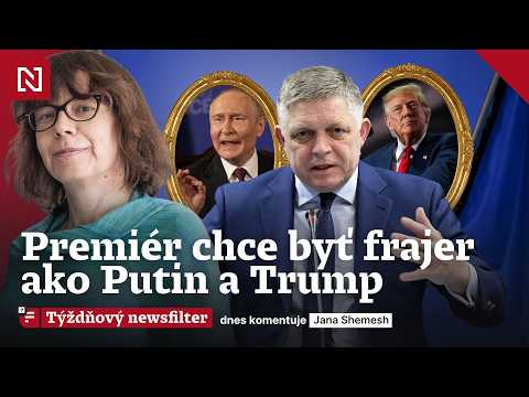 Týždňový newsfilter: Robert Fico hovorí, že má rád svoju prácu. Nedá sa nevšimnúť si to