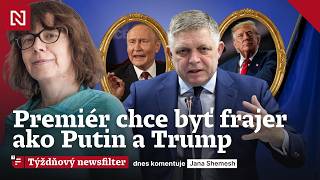 Týždňový newsfilter: Robert Fico hovorí, že má rád svoju prácu. Nedá sa nevšimnúť si to