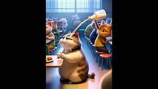 Cat Bullied At School - An Animated Short 😭😭😭 #shorts