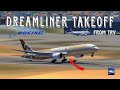Boeing 787-9 Dreamliner takeoff from TRV Int Airport in Aerofly FS Global. Smooth takeoff 🧈