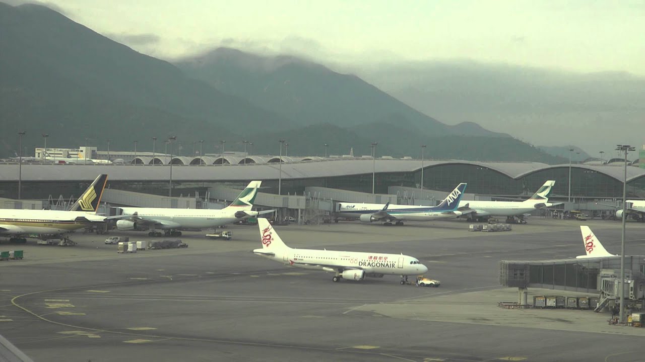 Air Traffic Control Hong Kong Airport Chek Lap Kok Regal Hotel Gate View Part 3 airbus a220