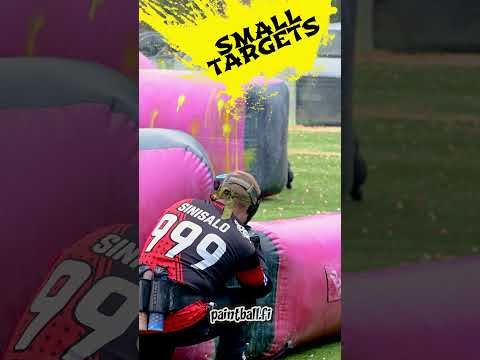 Small targets in slow motion #shorts #paintball #speedball #paintballing
