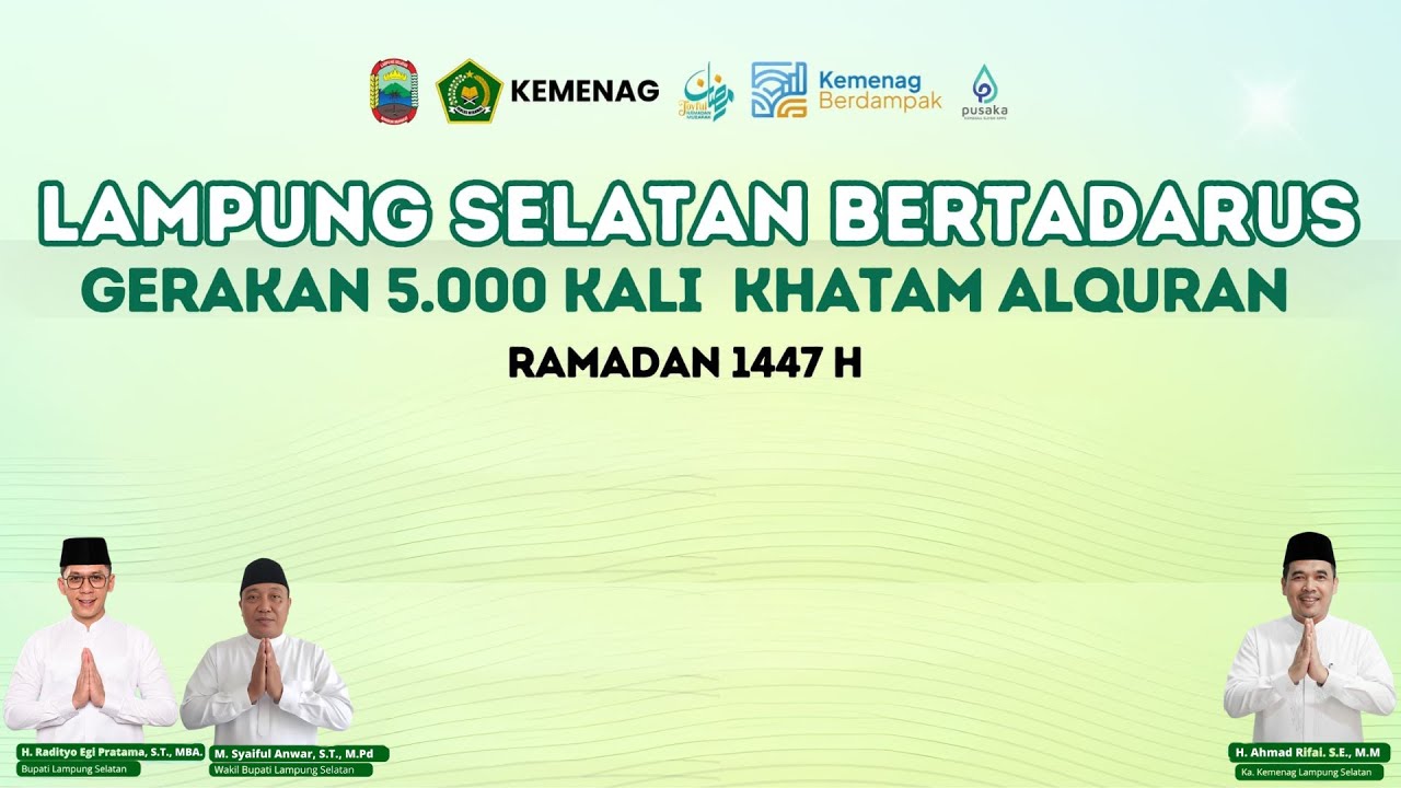 Lampung Selatan Bertadarus - Launching