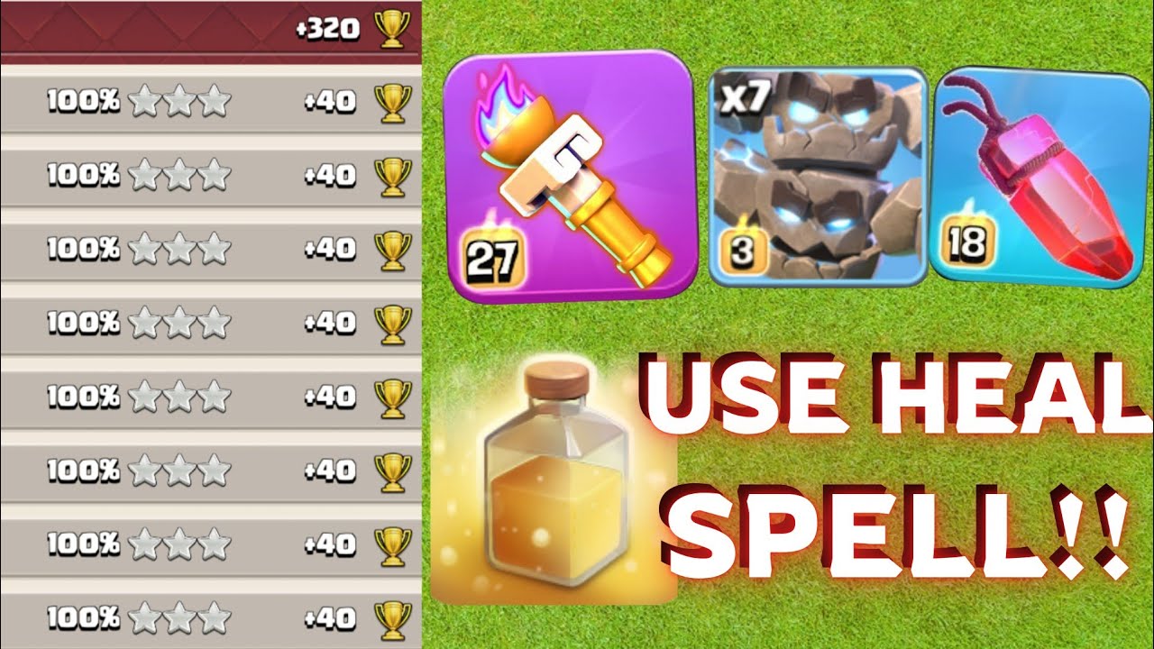 Perfect Final Day of The Season at Legends League Top 200 with New Meteor Golem Spam Composition!💥