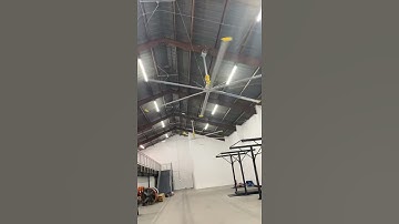 Big Ass fans added to the warehouse. 2021