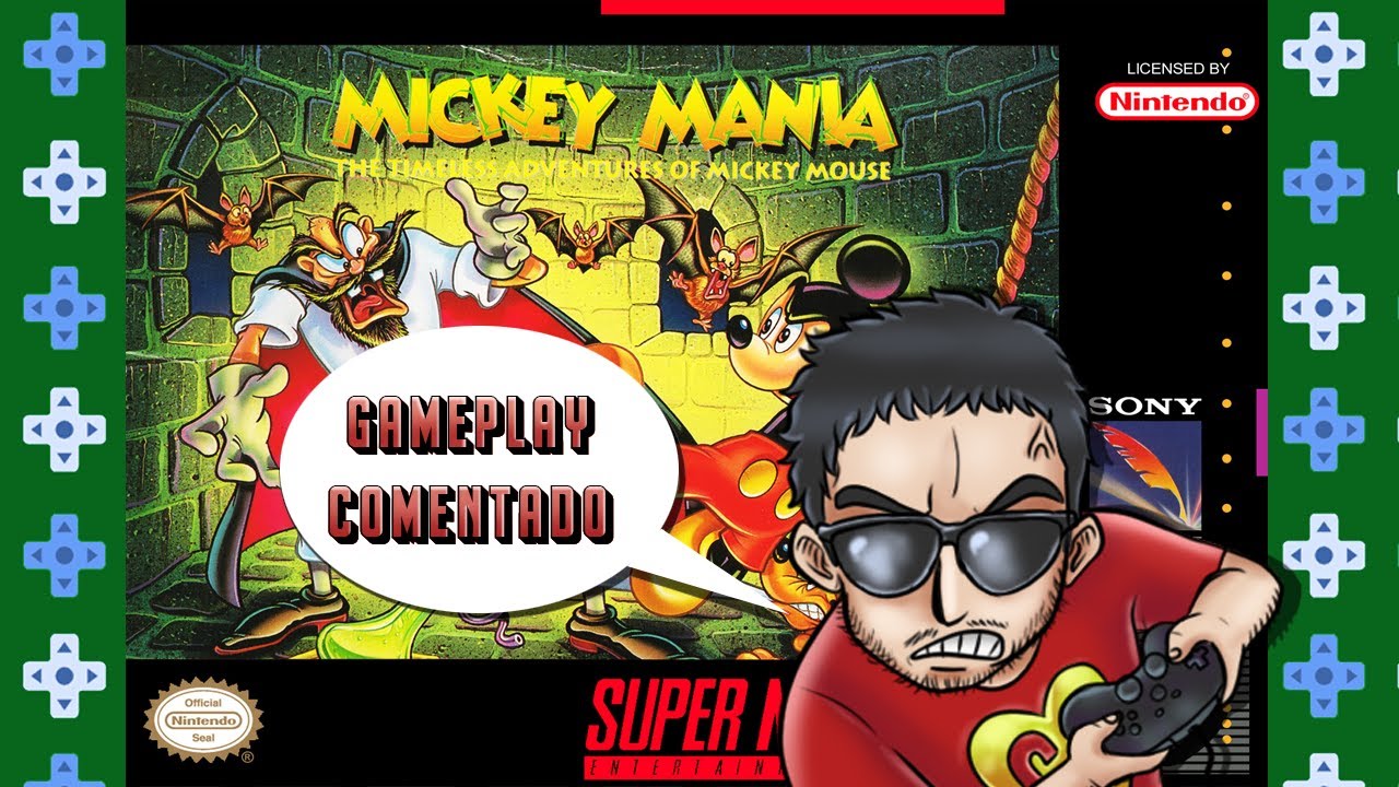Zerando Jogos Comentado - Mickey Mania (SNES)