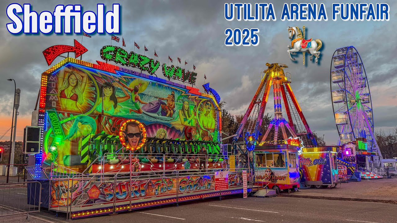 Sheffield Utilita Arena Funfair October 2025