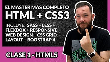 Curso MASTER de HTML y CSS avanzado 🚀  2020 👉  CLASE 1 HTML5 / de 👉 PRINCIPIANTE a EXPERTO