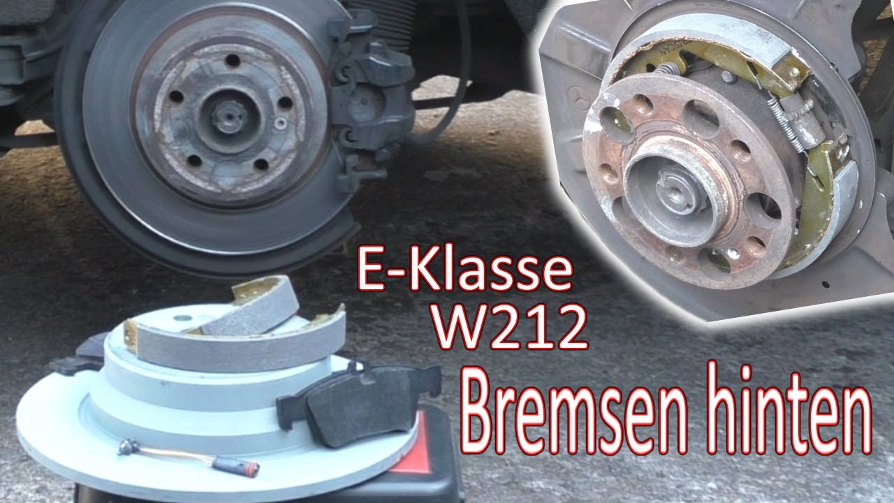 Mercedes W212 Bremsen Hinten Wechseln Youtube