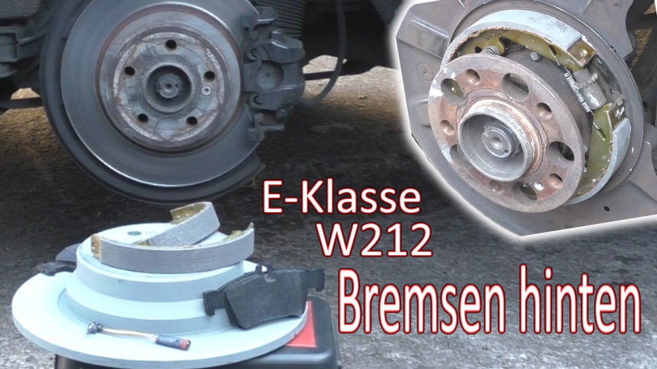 Mercedes W212 Bremsen hinten wechseln 