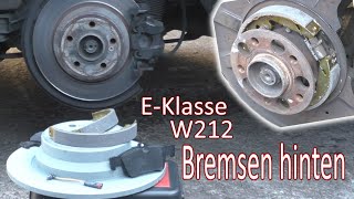 : Mercedes W212 Bremsen hinten wechseln