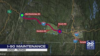 Daytime construction scheduled on I-90 starting Monday