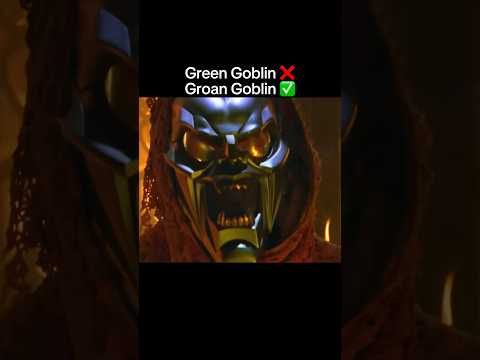 He Was an ACTUAL Goblin 😭 #spiderman #greengoblin