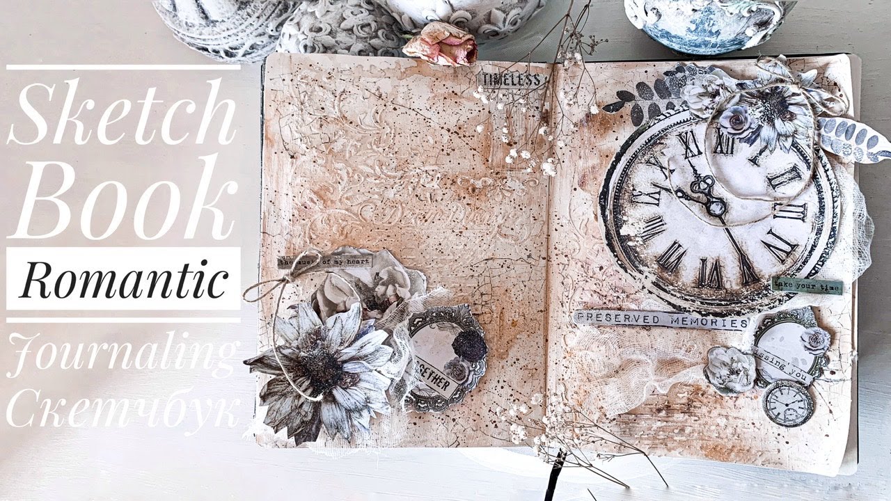 Art journal♥️Decoupage♥️mixed media♥️Арт журнал♥️Миксмедиа♥️Scrapbooking