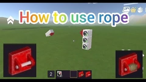 how to use rope in evertech sandbox #evertechsandbox #@kingofarjun1