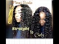 Straight To Curly Using Flexi Rods