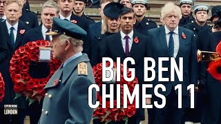 Big Ben: Big Ben Chimes 11 on Remembrance Day | Remembrance Day 2023 | Big Ben Clock | London, Uk Update