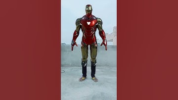 Iron man suit up mark 85 in blender // Jhonykvfx //#aftereffects #marvel #blender #short  //