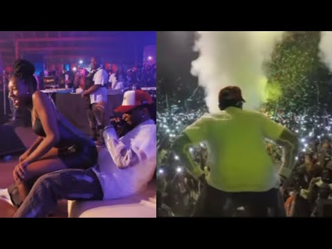 Kizz Daniel performs ‘COUGH’ Odo on stage for the first time and this happened 😱
