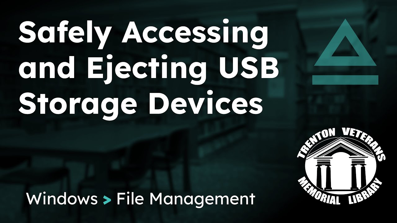 Safely Accessing and Ejecting USB Storage Devices - YouTube