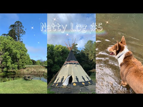 [Netty Log #5] (ENG) Come GLAMPING with me 🏕| 호주 자연 속 글램핑 🇦🇺