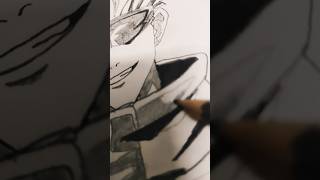 #anime drawing gojo saturo from jujutsu kaisen/sketch book/cool art work😎✨